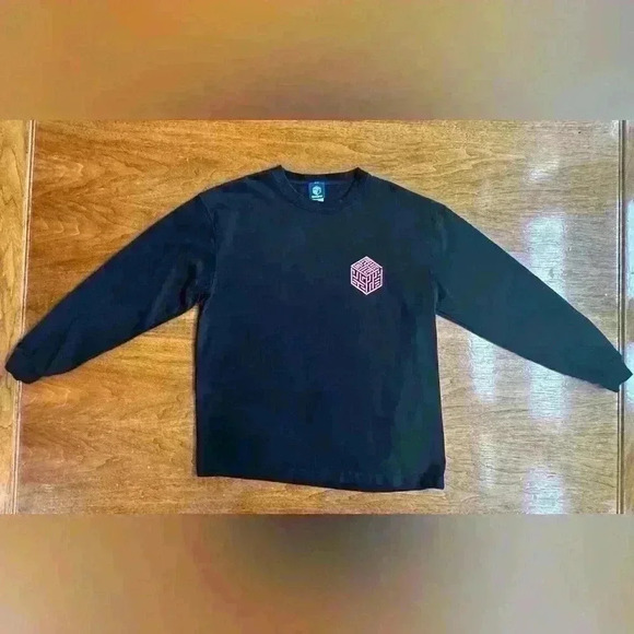 Hikeshi Spirit “Daruma” Long Sleeve Men’s Black Shirt With Neon Graphics XL EUC! - Picture 4 of 10